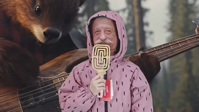 Бобр (сидим с бобром за столом) | Клипы 2025 (SLAVA SKRIPKA) #GINBA