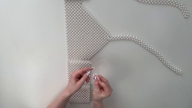 Делаем топ из бусин. Шаг 7
