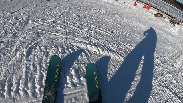 Кикер в Миловке 20250222 Плёс Лыжи GoPro