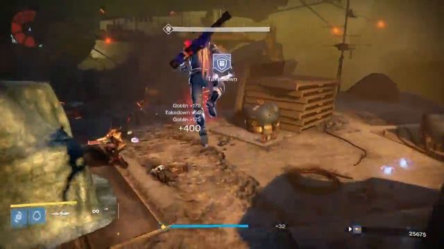 Destiny Strike Winters Run (Archon Priest) Hunter Gameplay PVE