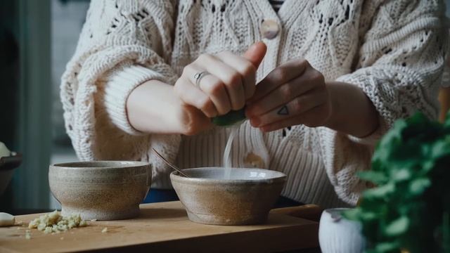 Cabbage Crunch Salad with Sticky Ginger Tofu