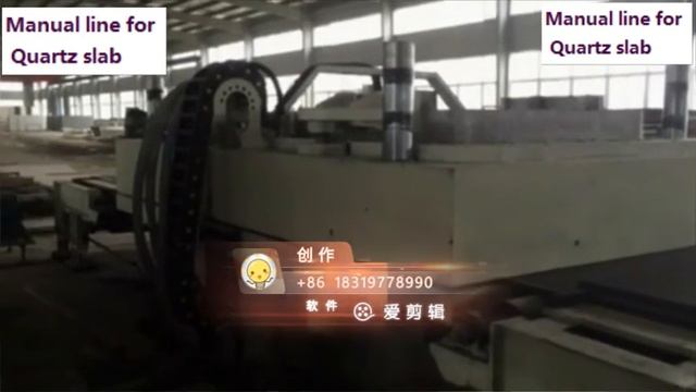 Manual production line for Quartz slab 03