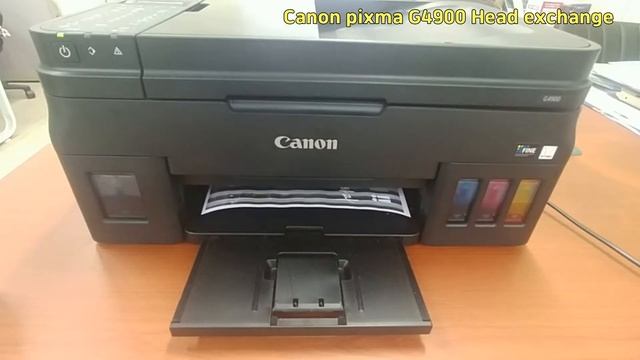 Canon G4900 Printer Head Replacement Head Cleaning | 캐논 G4900 프린터 헤드교체 헤드청소
