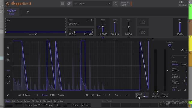 03. Percussion Loops with Noise Shaper
