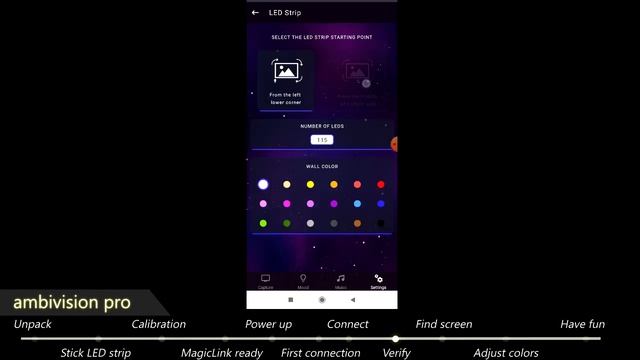 AmbiVision PRO : First launch (new app)