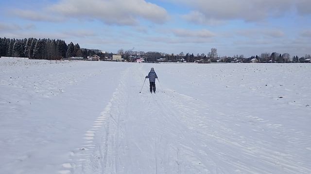 Прогулка на лыжах