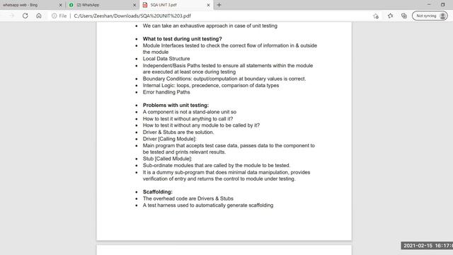 Software Quality Assurance | Unit-3 | Lec-1