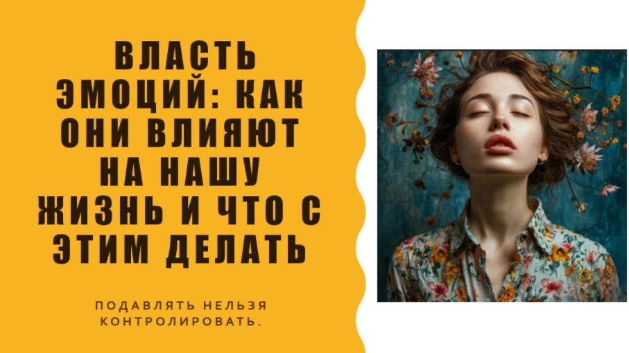 Власть эмоций: как они влияют на нашу жизнь.