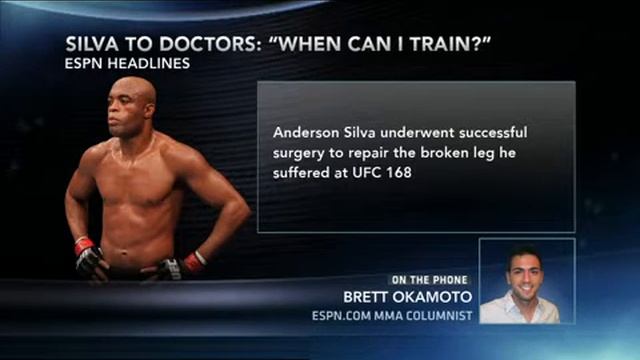 UFC 168    Anderson Silva's surgery successful, recovery timetable expected to be 3 6 months   ESPN