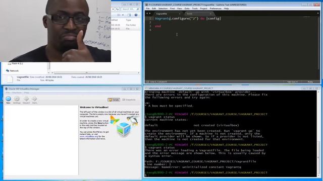 VAGRANT, SECTION 2 04 CONFIGURE FIRST VM SH, PART2 ! DEVOPS ! UDEMY