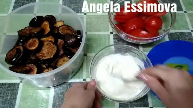 Закуска из баклажан с помидорами! Лёгкий и быстрый рецепт!