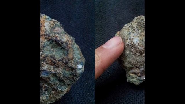 kimberlite with rough diamonds and a range of gemstones