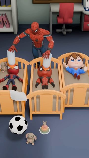 Baby Heroes Need Milk! ｜ Spider-Man's Fun Feedi