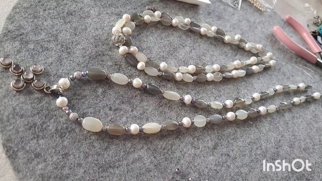 🌼Presentacion🌼Комплект из лунного камня🌼#primavera2023 #desing #bizuteria #piedras #madrid