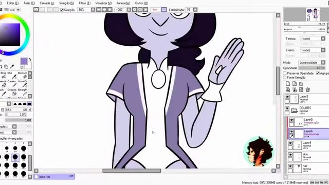 GEMSONA FUSION - Iolite [ SPEEDPAINT ]