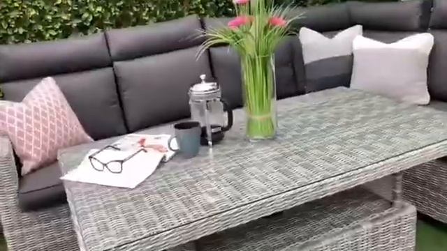 Euro Garden and Home Tuscany L Reclining Outdoor Garden Furniture, Belfast