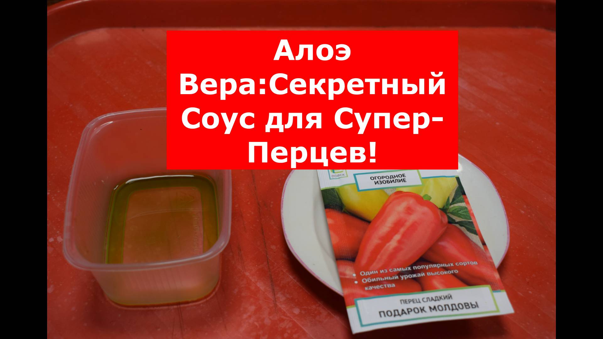 Сок Алоэ Вера для Супер Перцев #овощи #советы #рассада #перец #семена