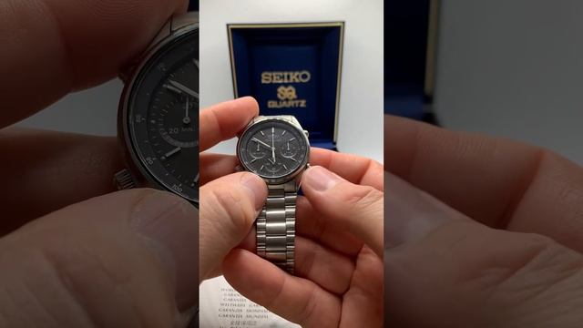Seiko 7A28-702A Seiko Quartz Chronograph aka Black Bond from 1983