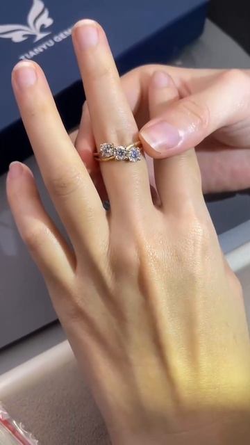 Enjoy Your Ring Time | Customized Ring | Moissanite Ring | Lab Diamond Ring | Wedding | Tianyu Gems