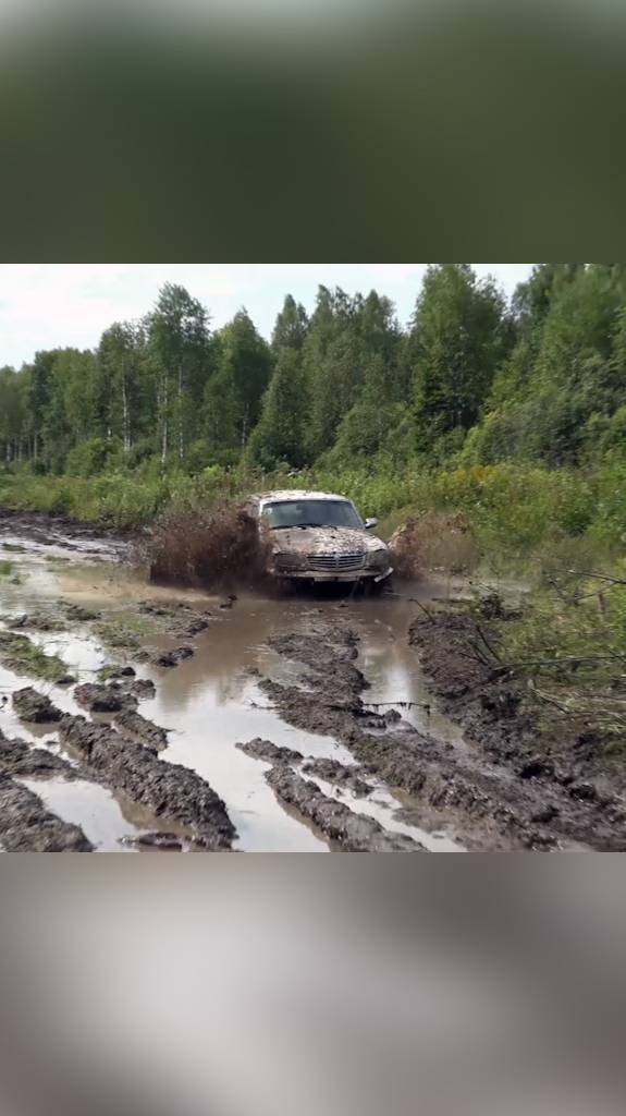 Полот Волги забил на стереотипы и поехал на бездорожье.