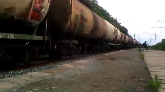 Электровоз ВЛ10у 244 на перегоне Уфа Черниковка Оп Воронки