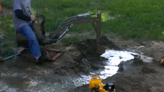 Custom Built Water Powered Excavator