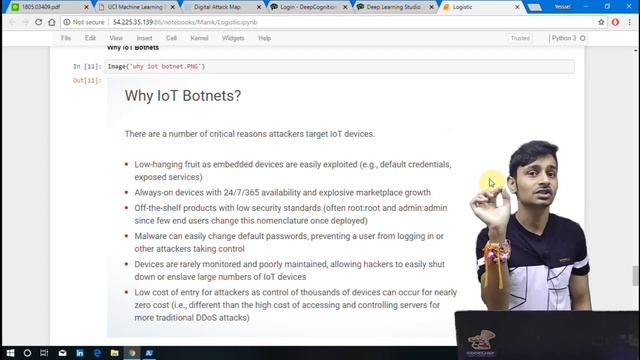 Logistic Regression - IoT Botnet Threat Mitigation Strategy