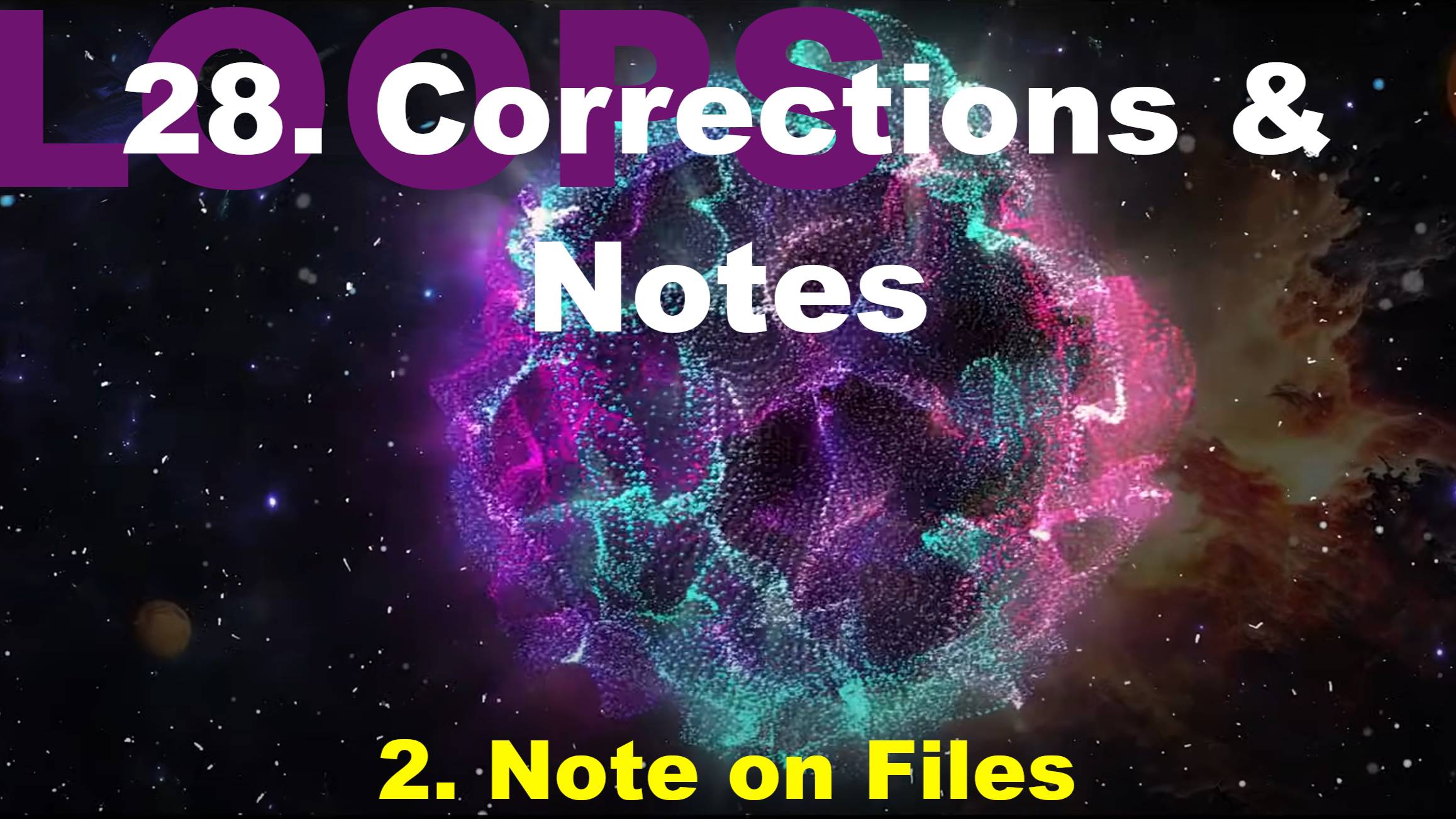 28.2. Note on Files