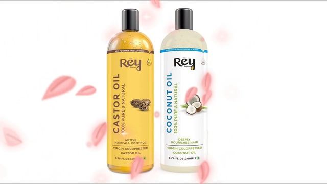 Rey Naturals Castor Oil and Coconut Oil | Rey Naturals Oil | Best Castor Oil For Hair And Skin