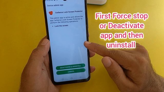 Fix App not uninstall or Delete from Phone