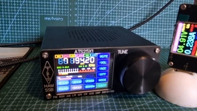 ATS25X1 Receiver Current Draw (Battery Powered)