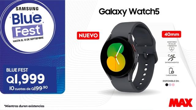 Blue Fest Galaxy Watch5