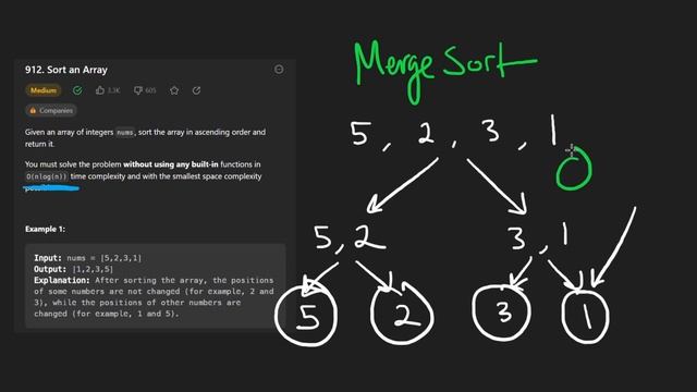 Sort an Array - Leetcode 912 - Python