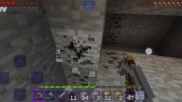 путь бомжа в майнкрафт 2 серия (добыча в шахте+нашёл лазурит)