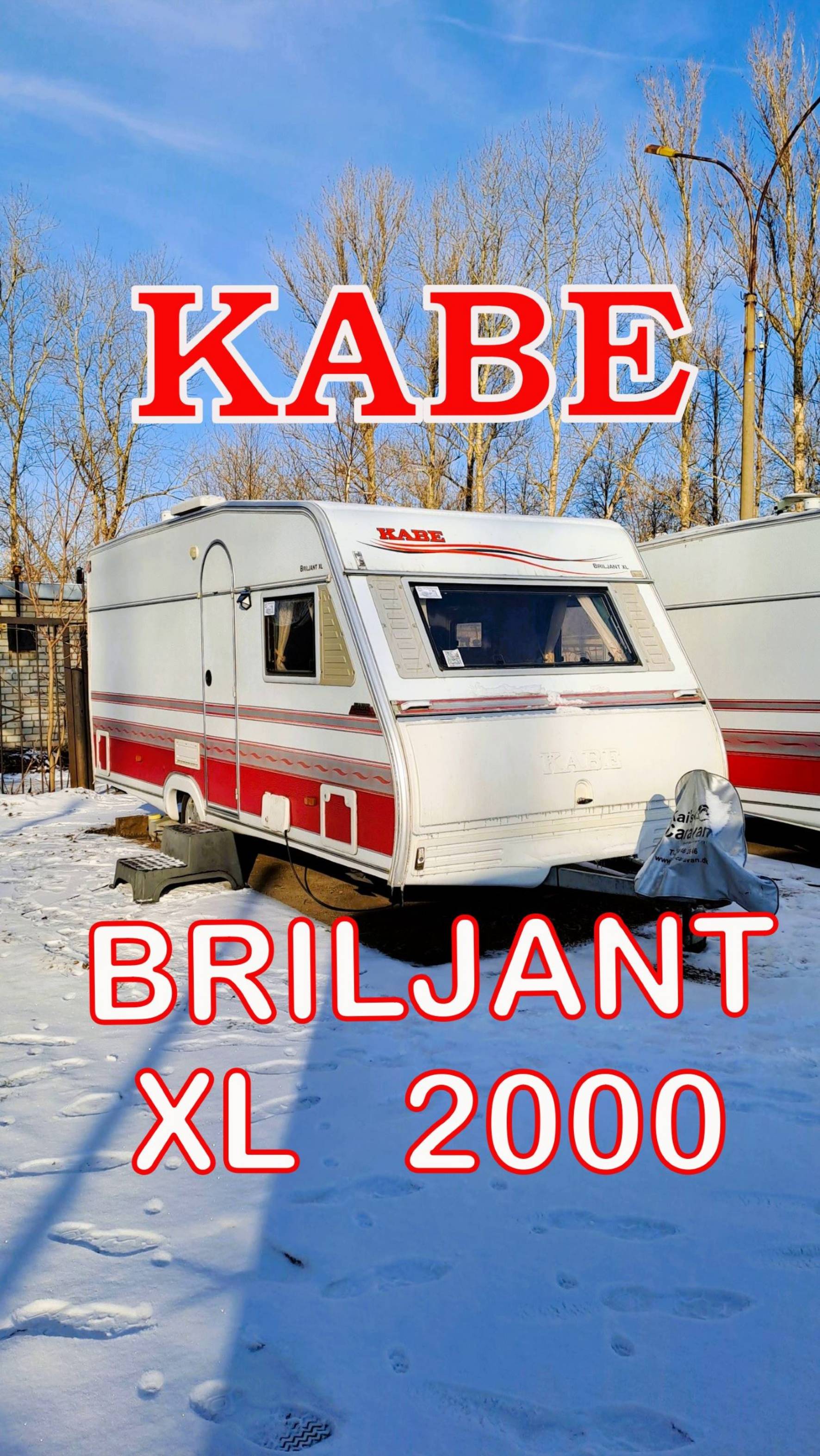 KABE Briljant XL 2000 года - компактный караван для путешествий и комфортного отдыха