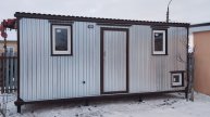 Вагончик металлический дачный хоз блок Курятник бытовка блок контейнер 2.40х6х2.40м