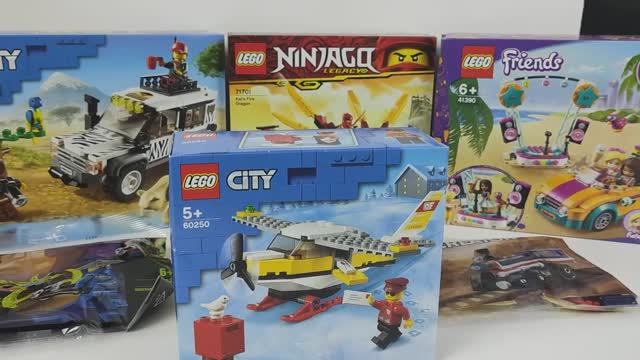ЛЕГО в Пятерочке почтовый самолёт! LEGO city  60250 обзор и сборка