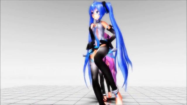 [MMD] Kiss Me feat. TDA Append Winter Miku & Sakura Miku