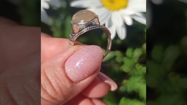 Рутиловый кварц 🌺 2350р🌺 размер кольца любой (+996779265265 вотсап)