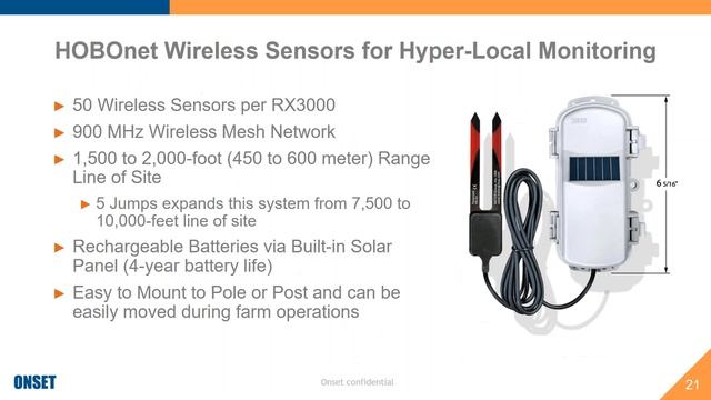 Maximize Crop Yields with Actionable Information with NEWA and HOBO Weather Station