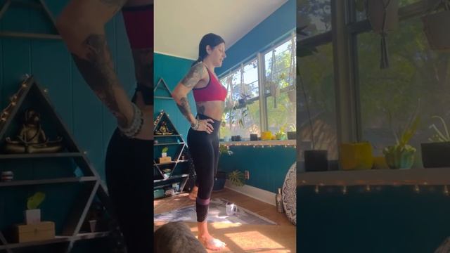 Mini booty workout with resistance band for anywhere | GYPSY JASMINE WELLNESS