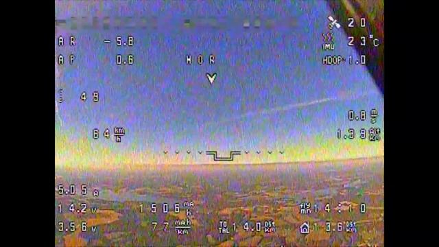 RC832S + Triple Feed Patch 17km fly SKYZONE THEER