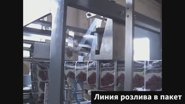 Линия розлива | в пакет дой-пак | пакет подушка