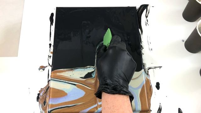 Catalyst Wedge Pour Painting: Mesmerizing Art Technique