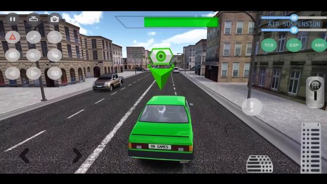 Modifiyeli Sahin Park Etme Ve Drift Gamplay  Classic Car Driving In Town #ep 4