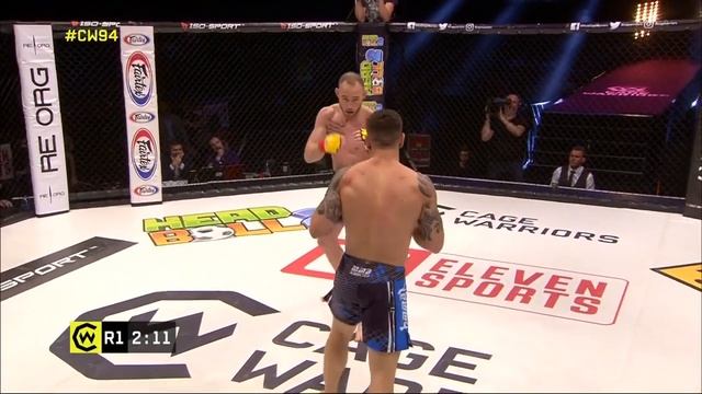 Liver Kick TKO!! Angelo Rubino vs Maarten Wouters at CW94