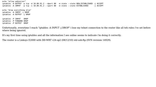 DevOps & SysAdmins: Configuring iptables on dd-wrt router