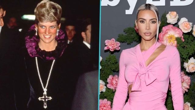 Princess Diana's amethyst cross necklace is purchased by Kim Kardashian for $200,000.