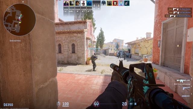CS 2 (8 слитых каток и стая обезьян)
