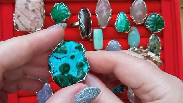 Каменная лавка( кольца в мельхиоре и нейзильбере 1 часть)